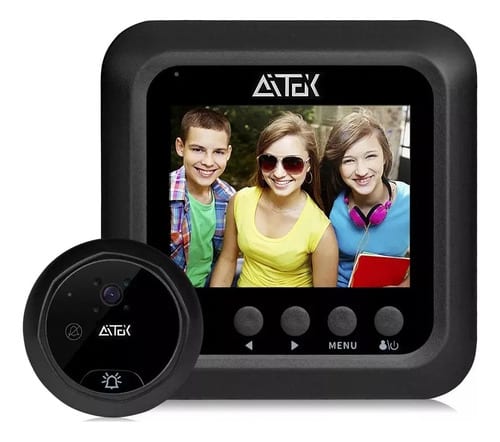 Aitek Sigma campainha olho mágico digital com tela de 2,4 polegadas
