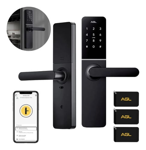 AGL H20 com Wi-Fi, senha, tag e app, sem biometria