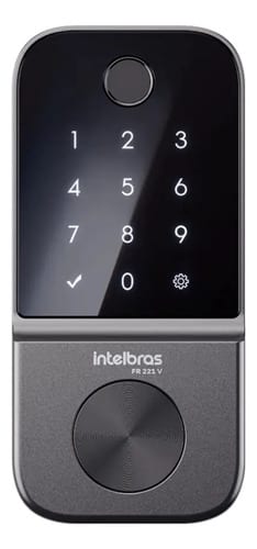 Intelbras FR 221V de embutir com biometria, senha e chave