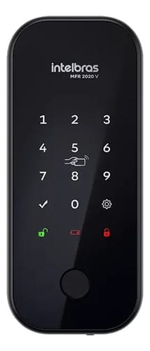 Intelbras MFR 2020 V de sobrepor com biometria, senha, tags e app