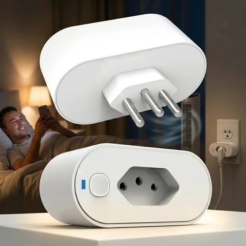 Brasiliana Tech Smart Plug 16 A com medidor de consumo