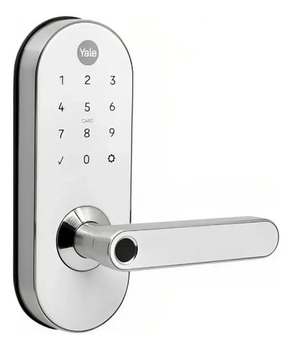 Yale YMC 420W de embutir com biometria, senha, cartão e Zigbee